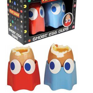 3/$20 - Pack Man Ghost Egg Cups - Retro Gaming Cute Kitchen Cooking Dining Geek